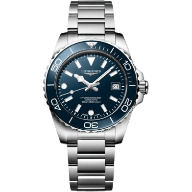 Hydroconquest Automatic 39 Stainless Steel / Blue / Bracelet