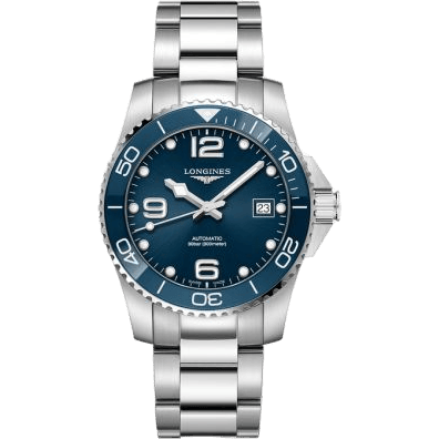 HydroConquest 39 Automatic Stainless Steel / Blue / Bracelet
