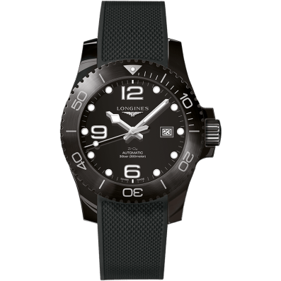 Hydroconquest 43 Automatic Ceramic / Black / Rubber
