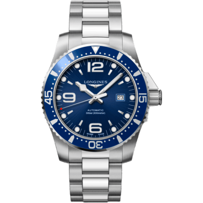 HydroConquest 44 Automatic Stainless Steel / Blue / Bracelet