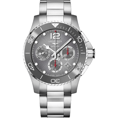 HydroConquest 43 Automatic Chronograph Stainless Steel / Ceramic / Grey / Bracelet