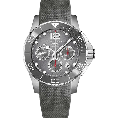 HydroConquest 43 Automatic Chronograph Stainless Steel / Ceramic / Grey / Rubber