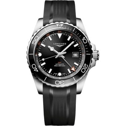 Hydroconquest GMT 43 Stainless Steel / Black / Rubber