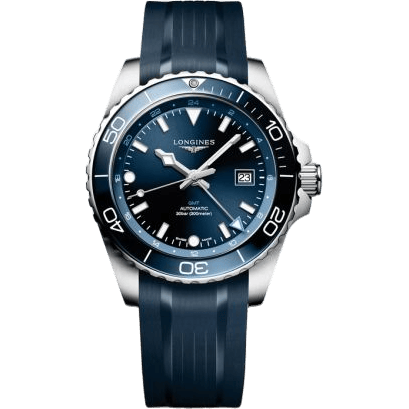 Hydroconquest GMT 43 Stainless Steel / Blue / Rubber