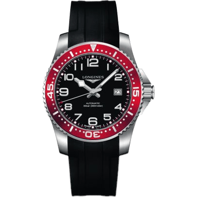 Hydroconquest Automatic 41 Red Rubber