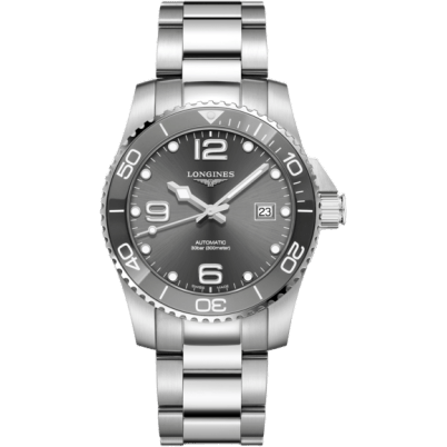 HydroConquest 41 Automatic Stainless Steel / Ceramic / Grey / Bracelet