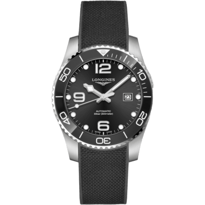 HydroConquest 43 Automatic Stainless Steel / Ceramic / Black / Rubber