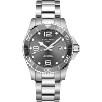 HydroConquest 43 Automatic Stainless Steel / Ceramic / Grey / Bracelet