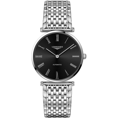 La Grande Classique Automatic 36 Stainless Steel / Black - Roman / Bracelet