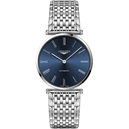 La Grande Classique Automatic 38 Stainless Steel / Blue - Roman / Bracelet