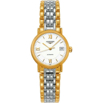 Presence 25.5 Automatic PVD Gold / White - Mixed / Bracelet