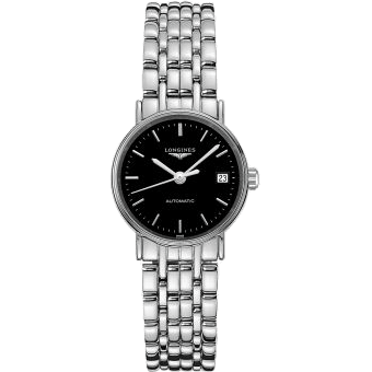 Presence 25.5 Automatic Stainless Steel / Black / Bracelet
