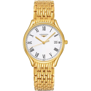 Lyre Quartz 32 Yellow Gold PVD / White / Bracelet