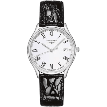 Lyre Quartz 32 Stainless Steel / White / Strap