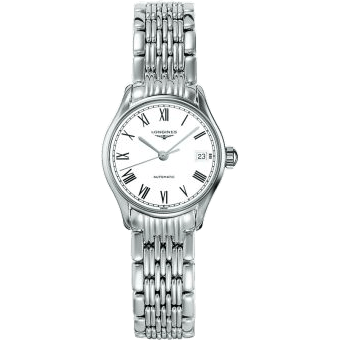 Lyre 25 Stainless Steel / White - Roman / Bracelet