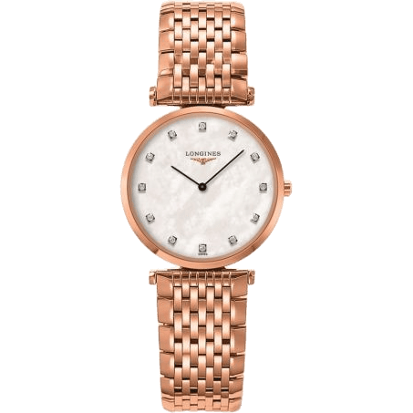 La Grande Classique 29 Quartz Stainless Steel / PVD Red / MOP / Bracelet