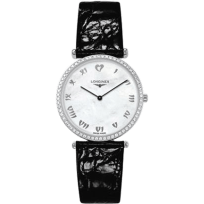 La Grande Classique 33 Quartz Diamond Bezel Heart MOP