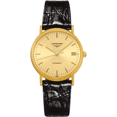 Presence Automatic 34.5mm Stainless Steel / PVD Gold / Champagne