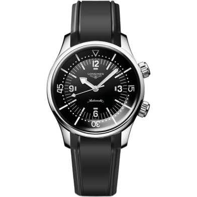 Heritage Legend Diver 39 Stainless Steel / Black / Rubber
