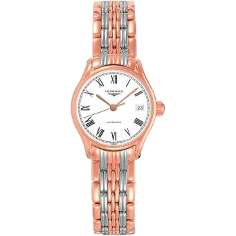 Lyre 25 Automatic PVD Gold / White - Roman