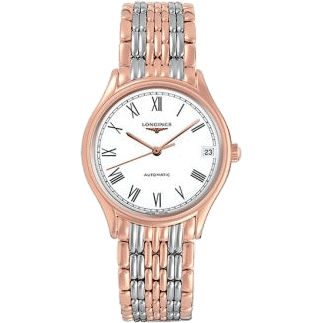Lyre 30 Automatic PVD Red / White - Roman / Bracelet