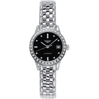 Flagship 26 Automatic Diamond Bezel Black