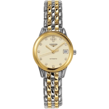 Flagship 26 Automatic Two Tone Cream Diamond