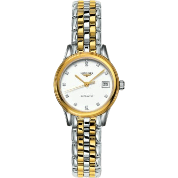 Flagship 26 Automatic Two Tone White Diamond