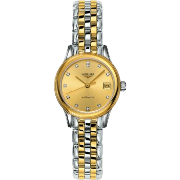 Flagship 26 Automatic Two Tone Champagne Diamond
