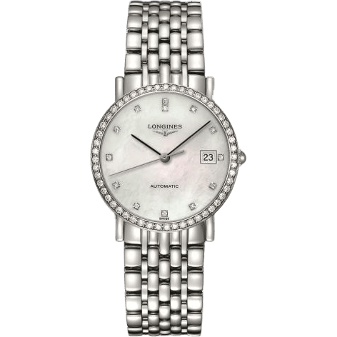 Elegant Collection 34.5 Automatic Stainless Steel / Diamond / MOP / Bracelet