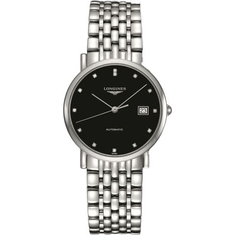 Elegant Collection 34.5 Automatic Stainless Steel / Black / Bracelet
