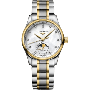Master Collection 34 Moonphase Stainless Steel - Yellow Gold / MOP / Bracelet