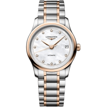 Master Collection 34 Stainless Steel - Rose Gold / MOP - Diamond / Bracelet