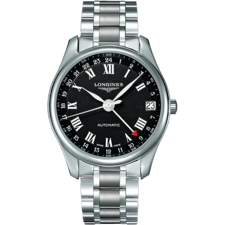 Master Collection 42 24h Stainless Steel / Black-Arabic / Bracelet