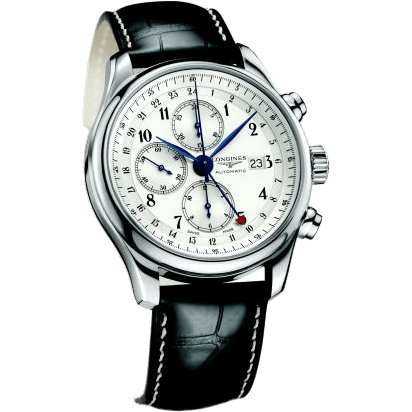Master Collection 44 Chronograph Stainless Steel / Silver-Arabic / Alligator / 100th anniversary of the Republic of Portugal
