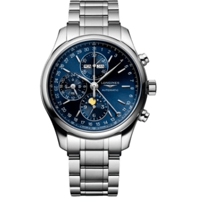 Master Collection 42 Chronograph Calendar Stainless Steel / Blue / Bracelet