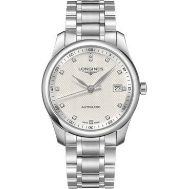 Master Collection 40 Date Stainless Steel / Silver-Diamond / Bracelet