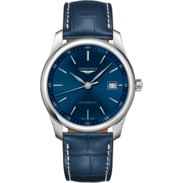 Master Collection 40 Date Stainless Steel / Blue / Alligator XL