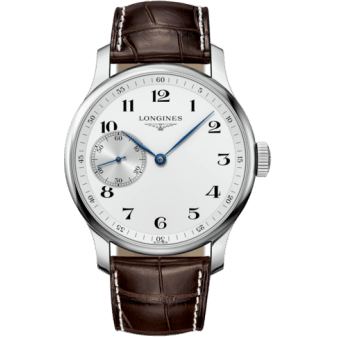 Master Collection 47.5 Small Seconds Stainless Steel / White-Arabic / Alligator XL