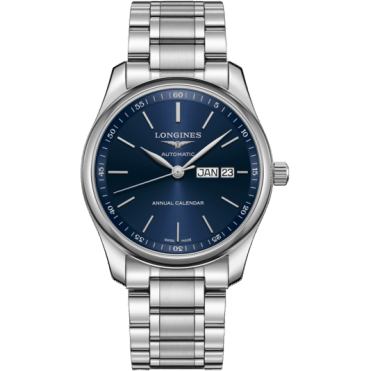 Master Collection 40mm Annual Calendar Stainless Steel / Blue / Bracelet
