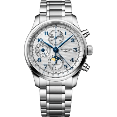 Master Collection 41 Chrono Moonphase Stainless Steel / Silver / Bracelet