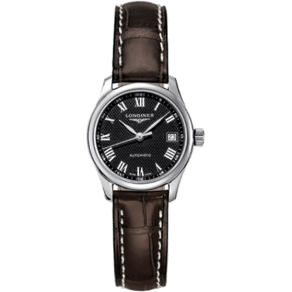 Master Collection Date 25.5 Stainless Steel / Black - Roman