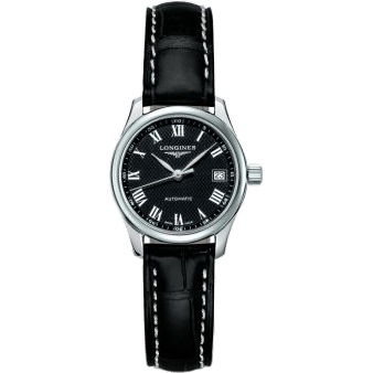 Master Collection Date 25.5 Stainless Steel / Black - Roman