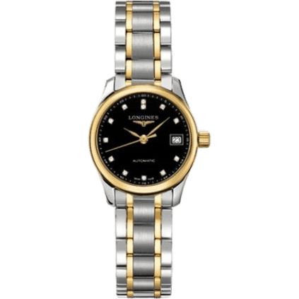 Master Collection Date 25.5 Stainless Steel - Yellow Gold / Black / Bracelet