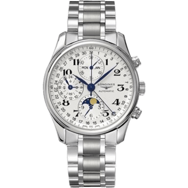 Master Collection 40 Chronograph Calendar Stainless Steel / Silver / Bracelet