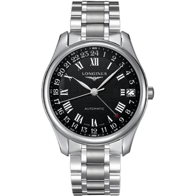Master Collection 42 24h Stainless Steel / Black-Roman / Bracelet