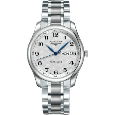 Master Collection 38.5 Day Date Stainless Steel / Silver-Arabic / Bracelet