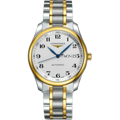 Master Collection 38.5 Stainless Steel / Yellow Gold / Silver-Arabic / Bracelet