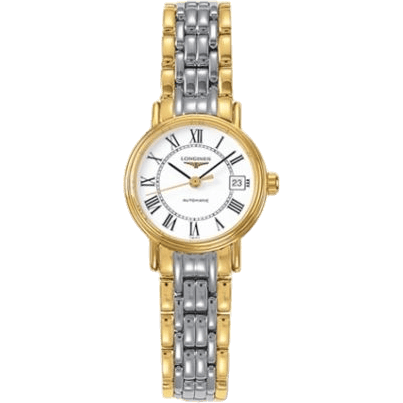 Presence 25.5 Automatic Yellow Roman Bracelet Two Tone