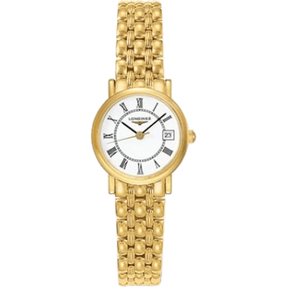Presence 23.5 Quartz Yellow Gold / White - Roman / Bracelet
